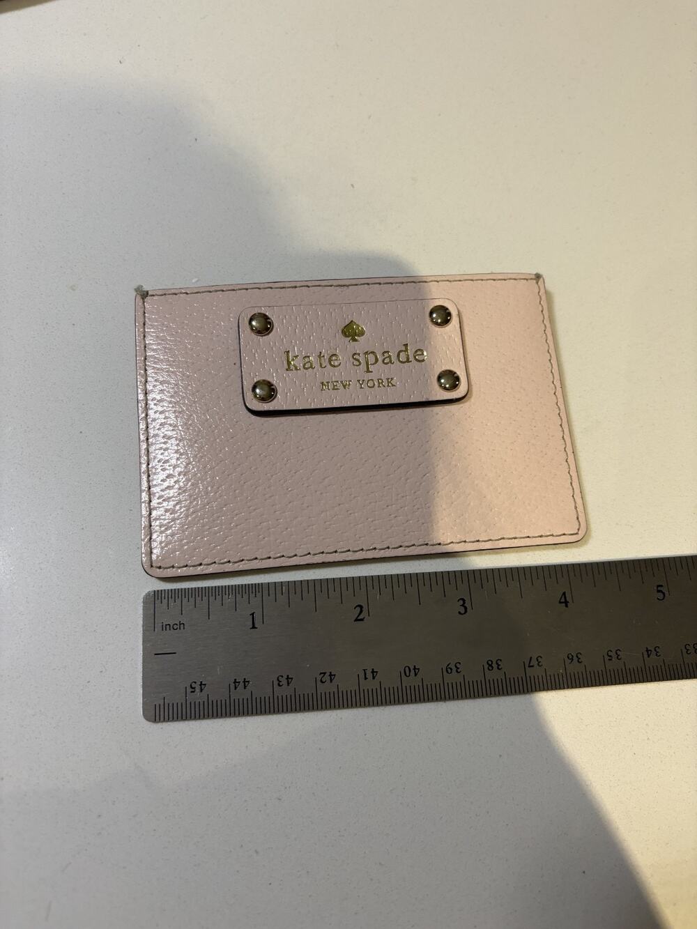 Kate Spade Card Holder, Pale Pink
